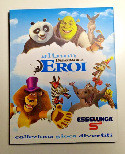 Album figurine eroi - album, esselunga