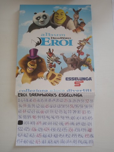 Cards album dreamworks - dreamworks, eroi