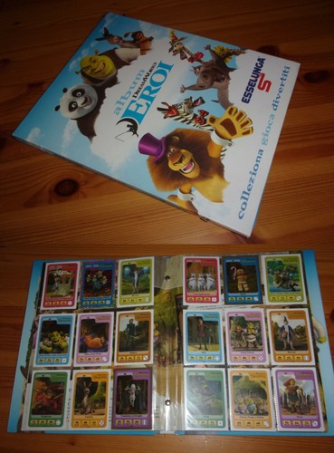 Album figurine esselunga - album, eroi