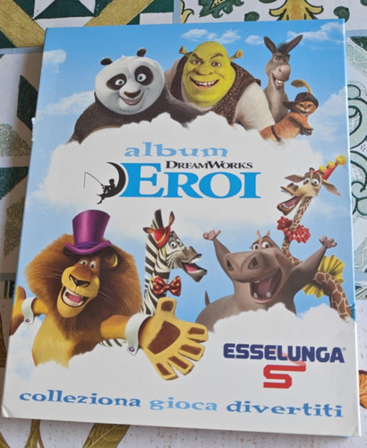 Album figurine dreamworks eroi - album,